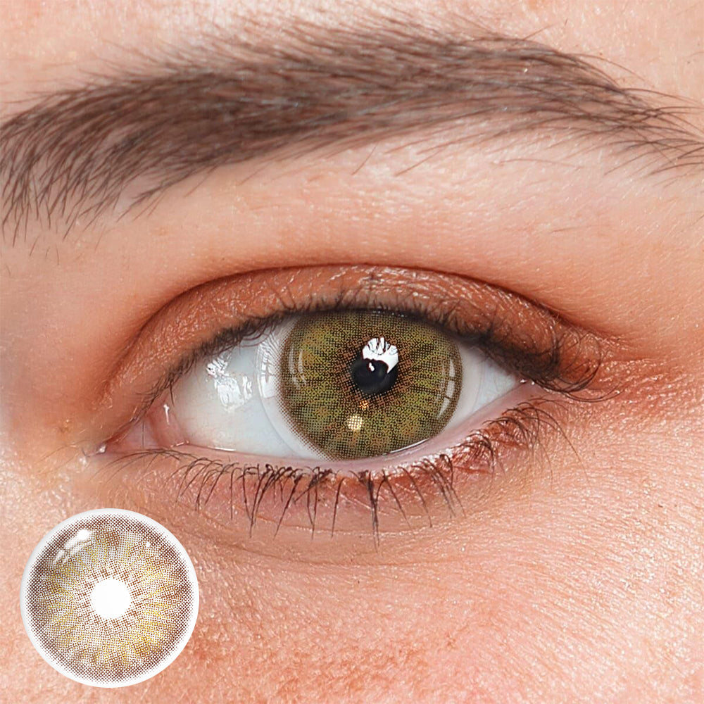 Cyrene Amber Hazel Coloured Contact Lenses