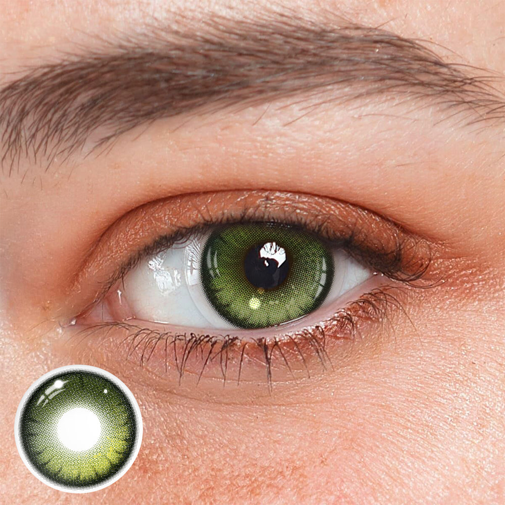 Yaqoot Green Coloured Contact Lenses Main image