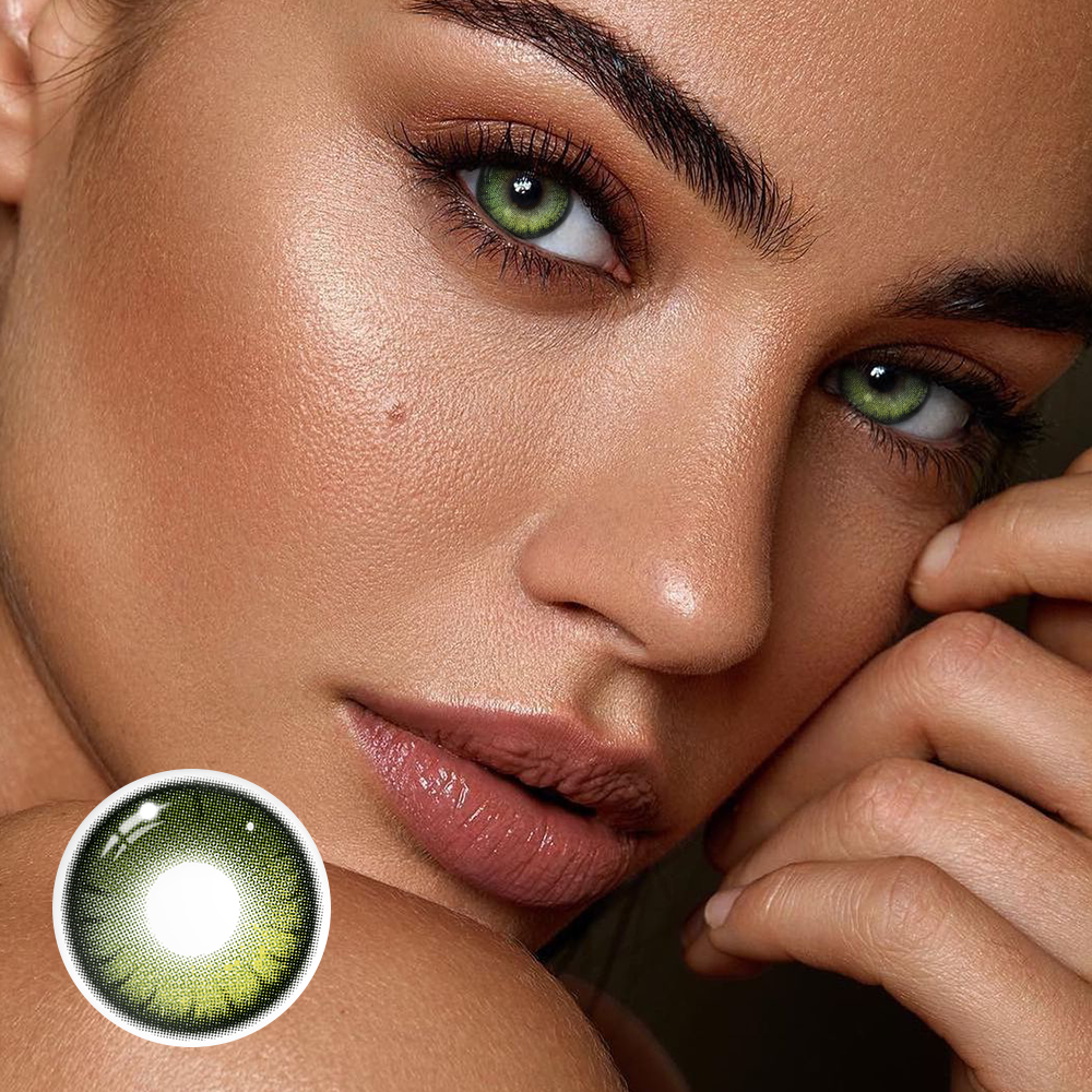 Yaqoot Green Coloured Contact Lenses Secondary image