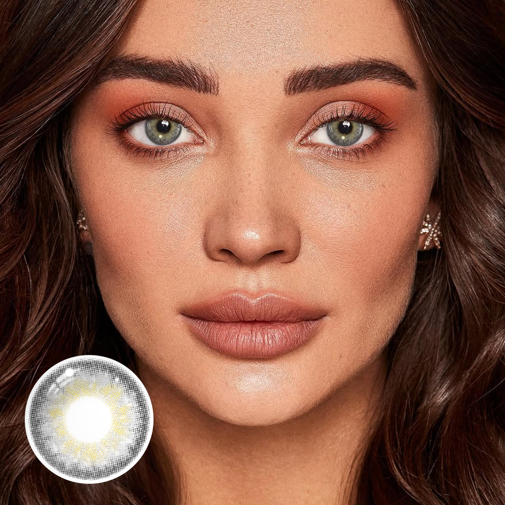 Elsa Gray Coloured Contact Lenses Secondary image