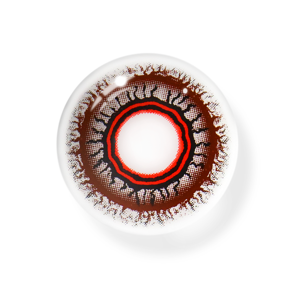 Cosplay Spider Obscura Red Coloured Contact Lenses Secondary image