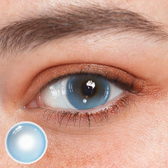 Cosplay Prism Pop Blue Coloured Contact Lenses