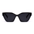 Adrienne Cat eye Black Sunglasses