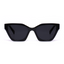 Adrienne Cat eye Black Sunglasses