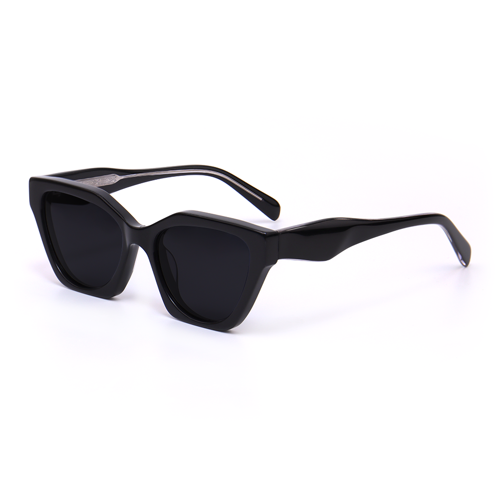 Adrienne Cat eye Black Sunglasses Secondary image