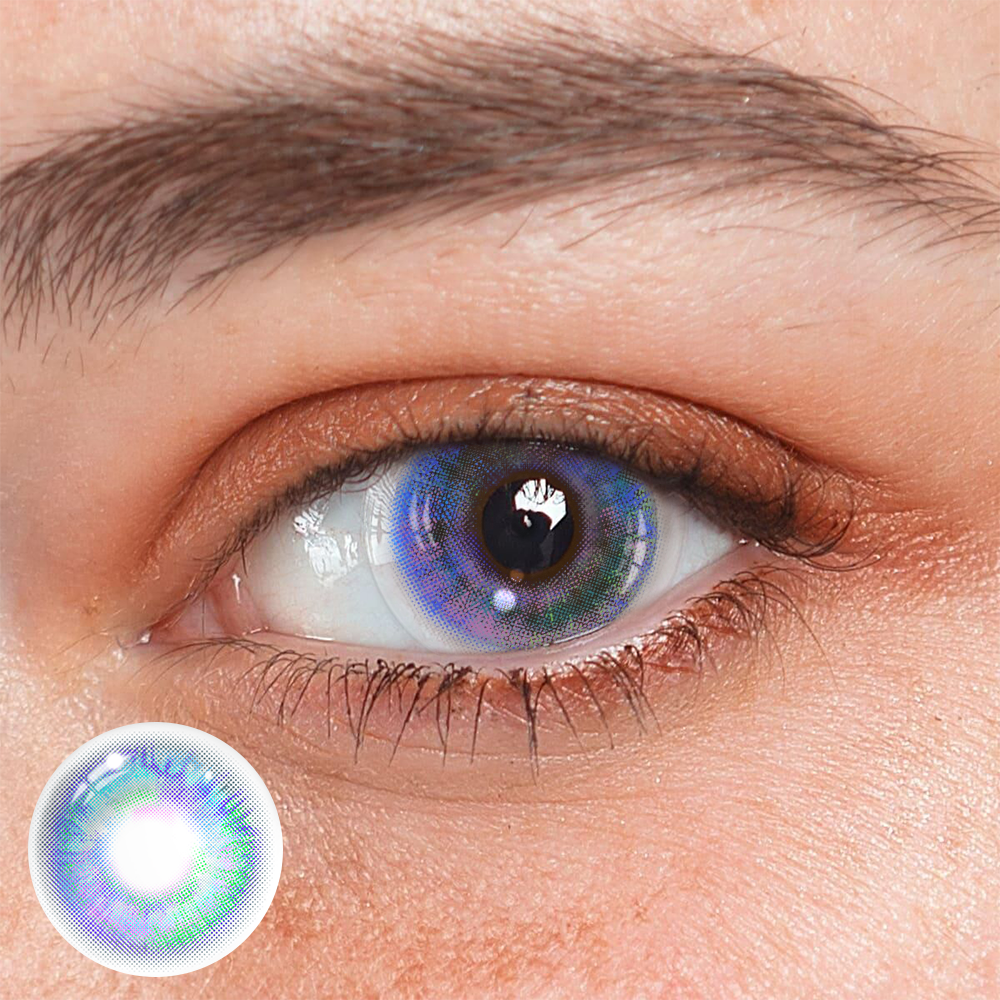 Cosplay Rio Blue Prescription Coloured Contact Lenses Main image