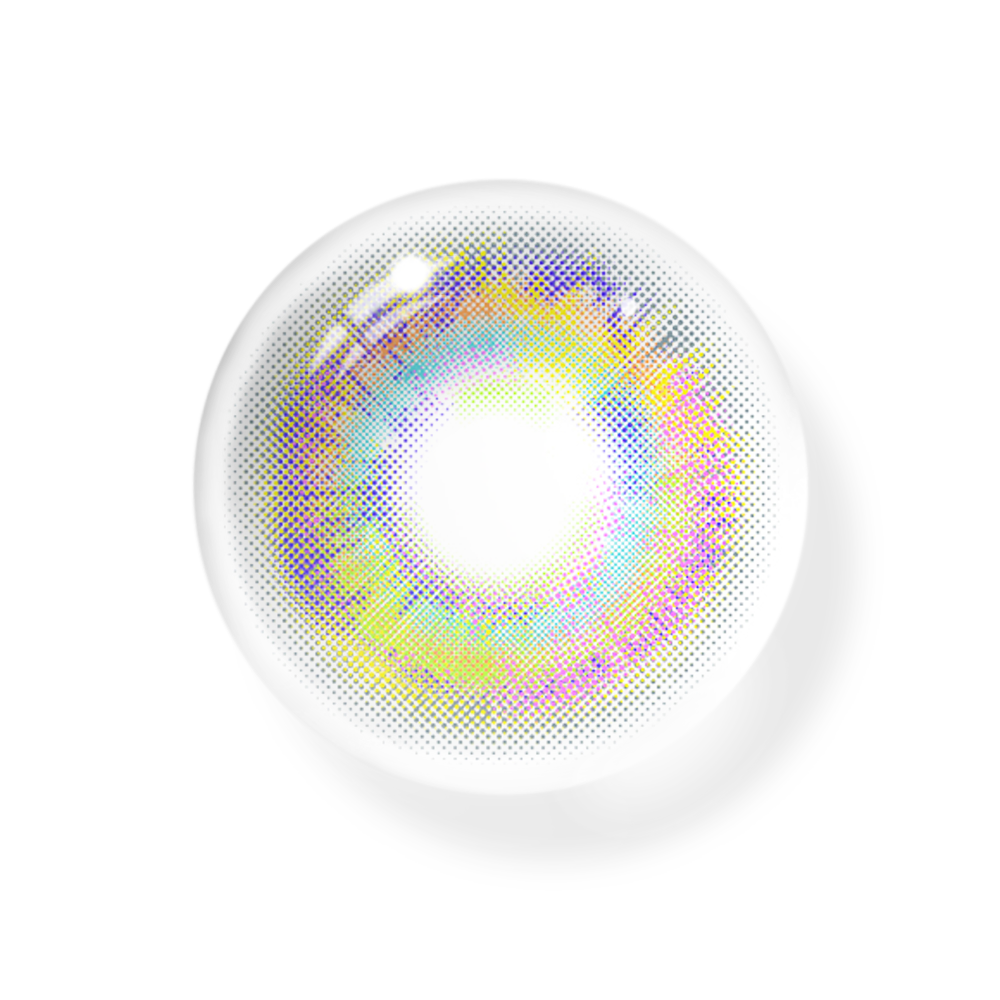 Cosplay Rio Yellow Prescription Coloured Contact Lenses Secondary image