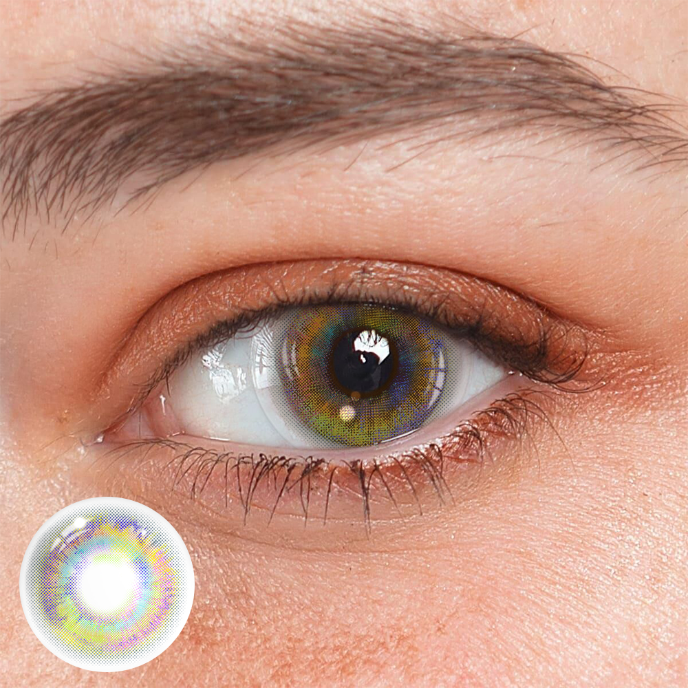 Cosplay Rio Yellow Prescription Coloured Contact Lenses Main image