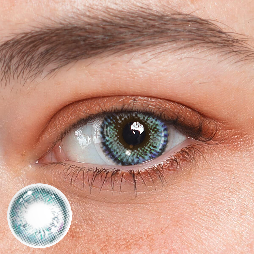 Larimar Blue Coloured Contact Lenses