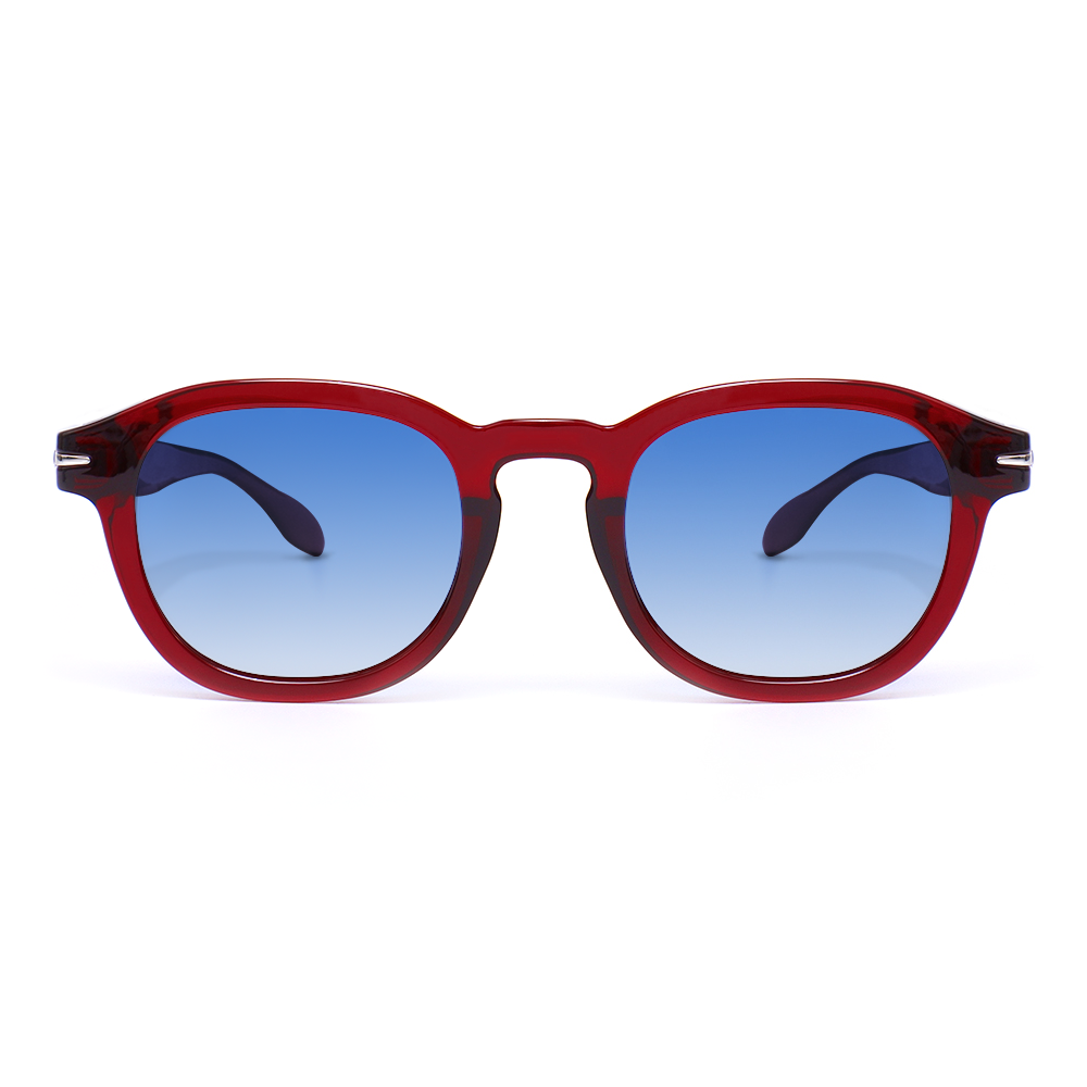 Vilma Retro Round Red Sunglasses Main image