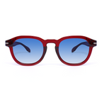 Vilma Retro Round Red Sunglasses