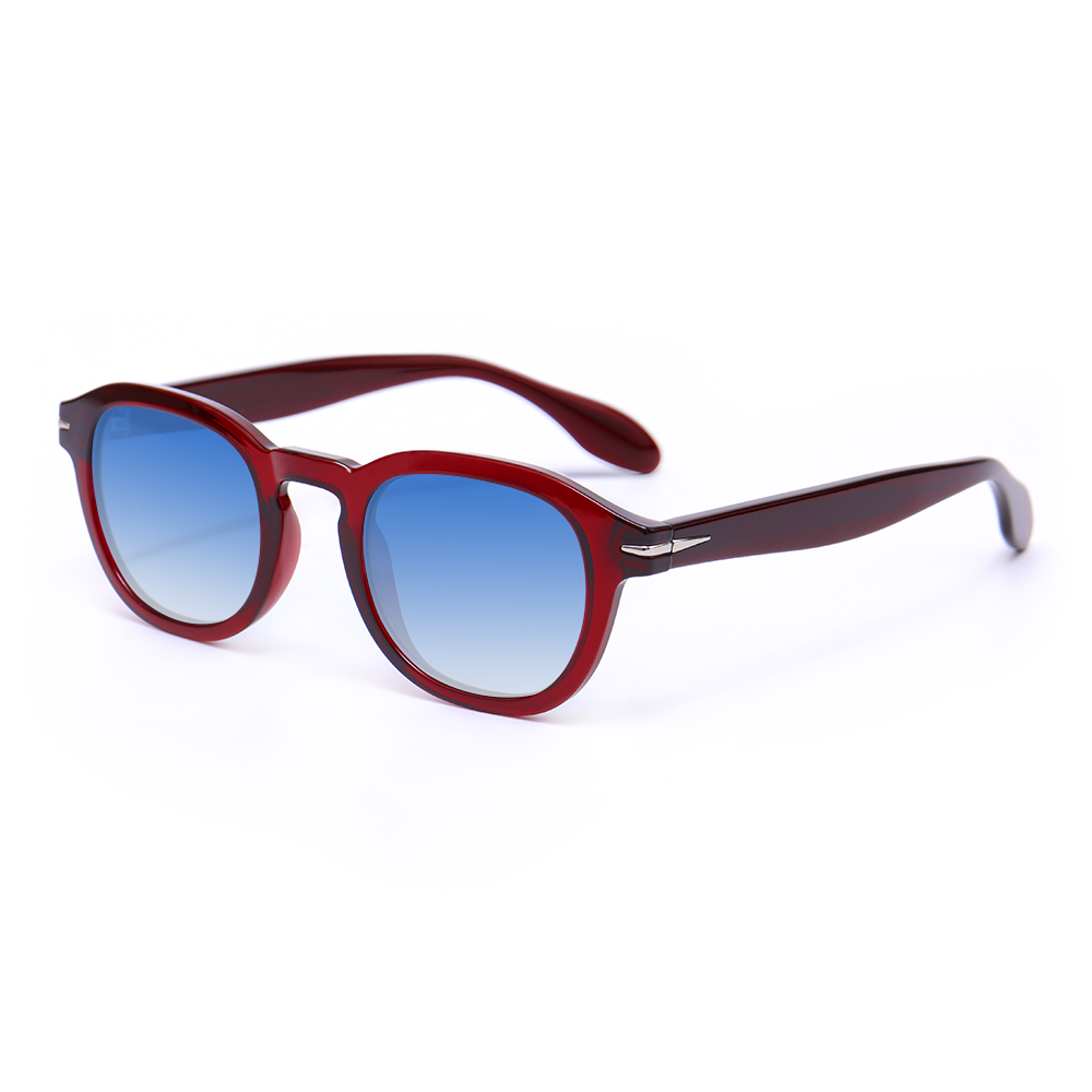 Vilma Retro Round Red Sunglasses Secondary image