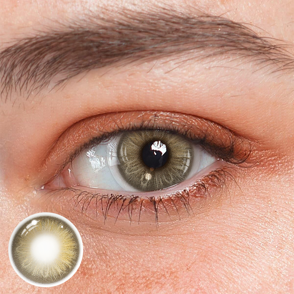 Melania Brown Coloured Contact Lenses Secondary image