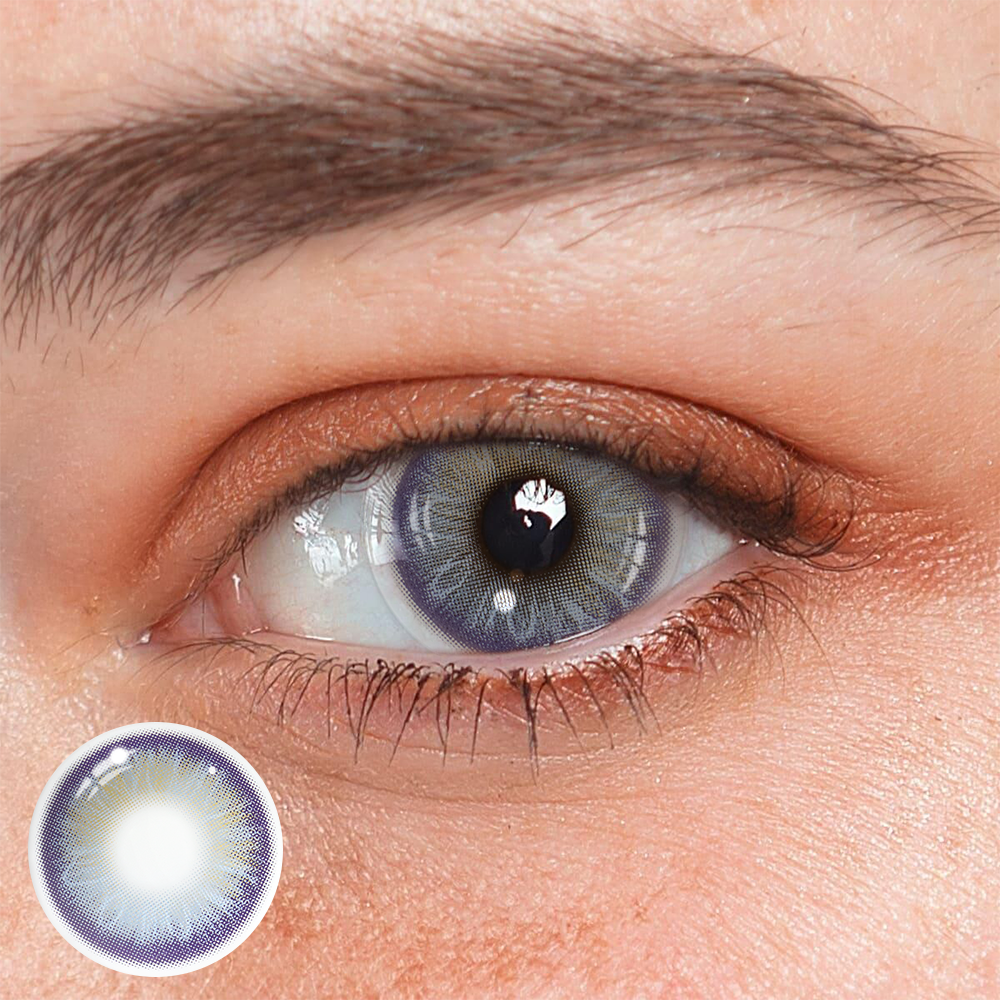 Melania Blue Coloured Contact Lenses Main image