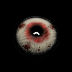 Cosplay Sad Clown Tears Red Coloured Contact Lenses
