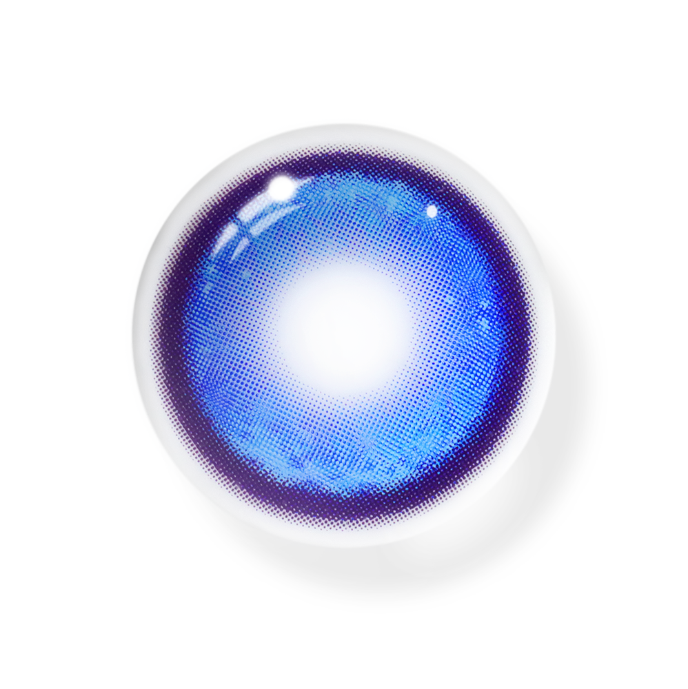 Cosplay Thermo Aura Blue Coloured Contact Lenses Secondary image