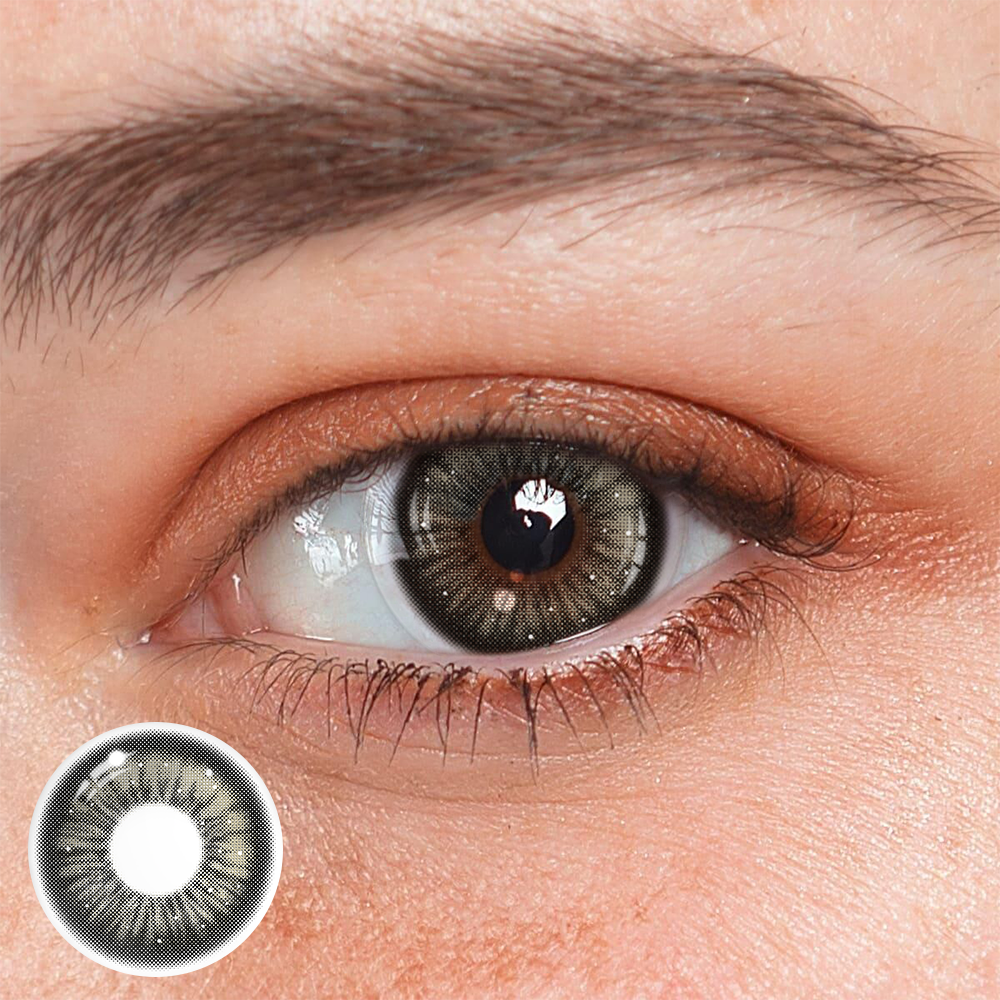 Yaqoot Black Prescription Coloured Contact Lenses Main image