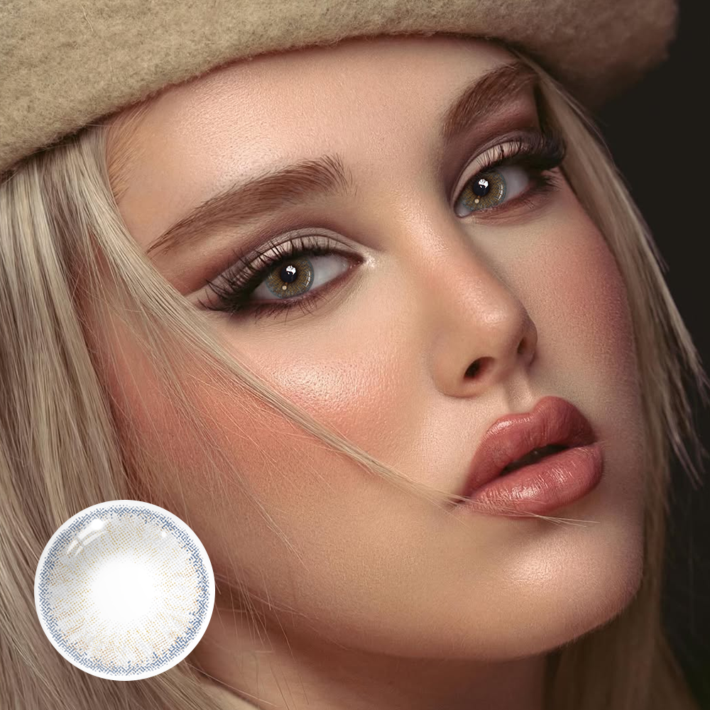 Roxy Lolite Gray Coloured Contact Lenses Secondary image