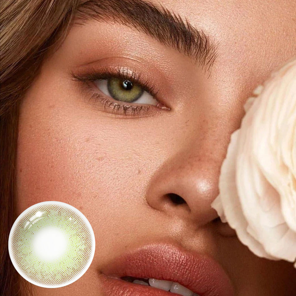 Wildcat Green Prescription Coloured Contact Lenses Main image