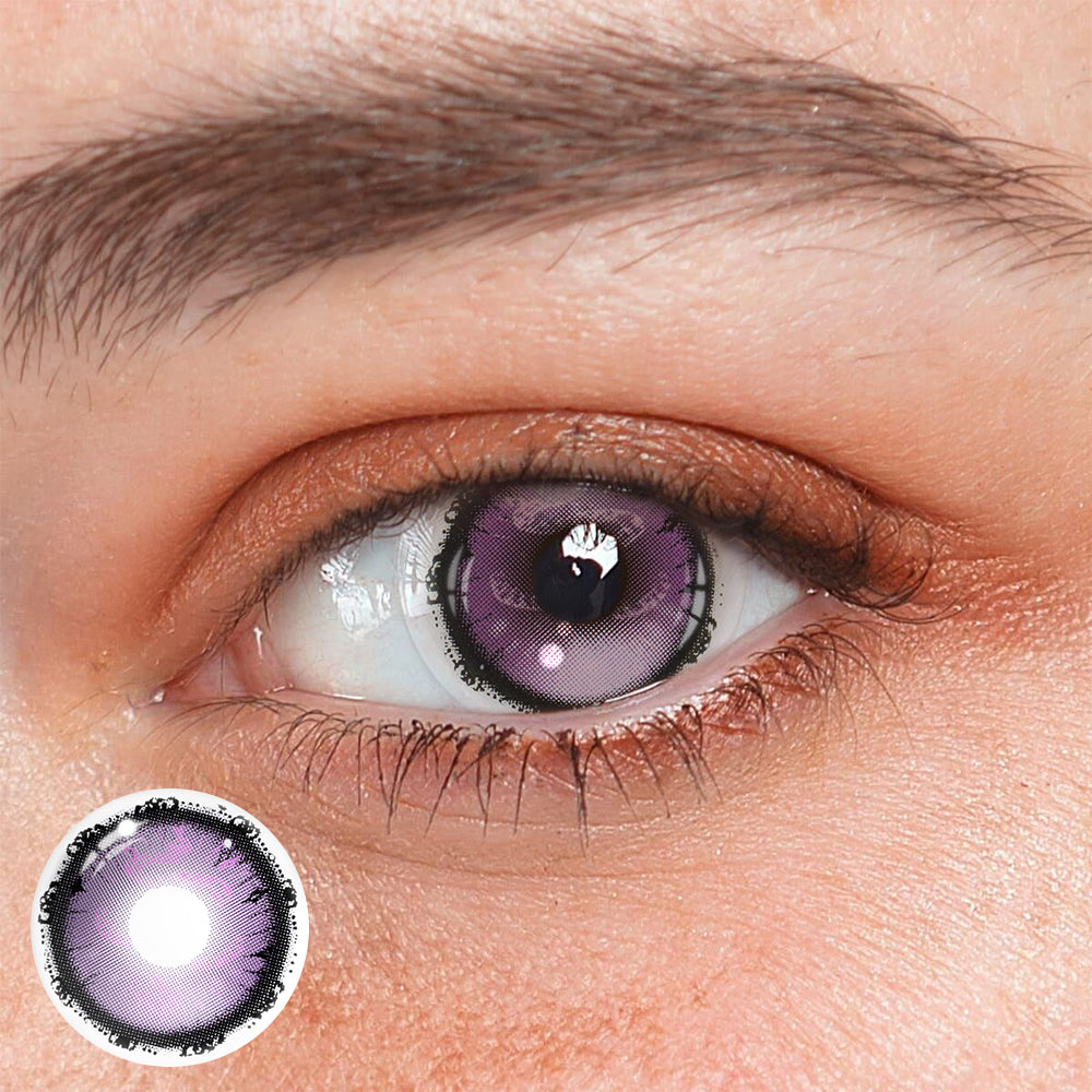 Cosplay Witch’s Thorn Purple Coloured Contact Lenses