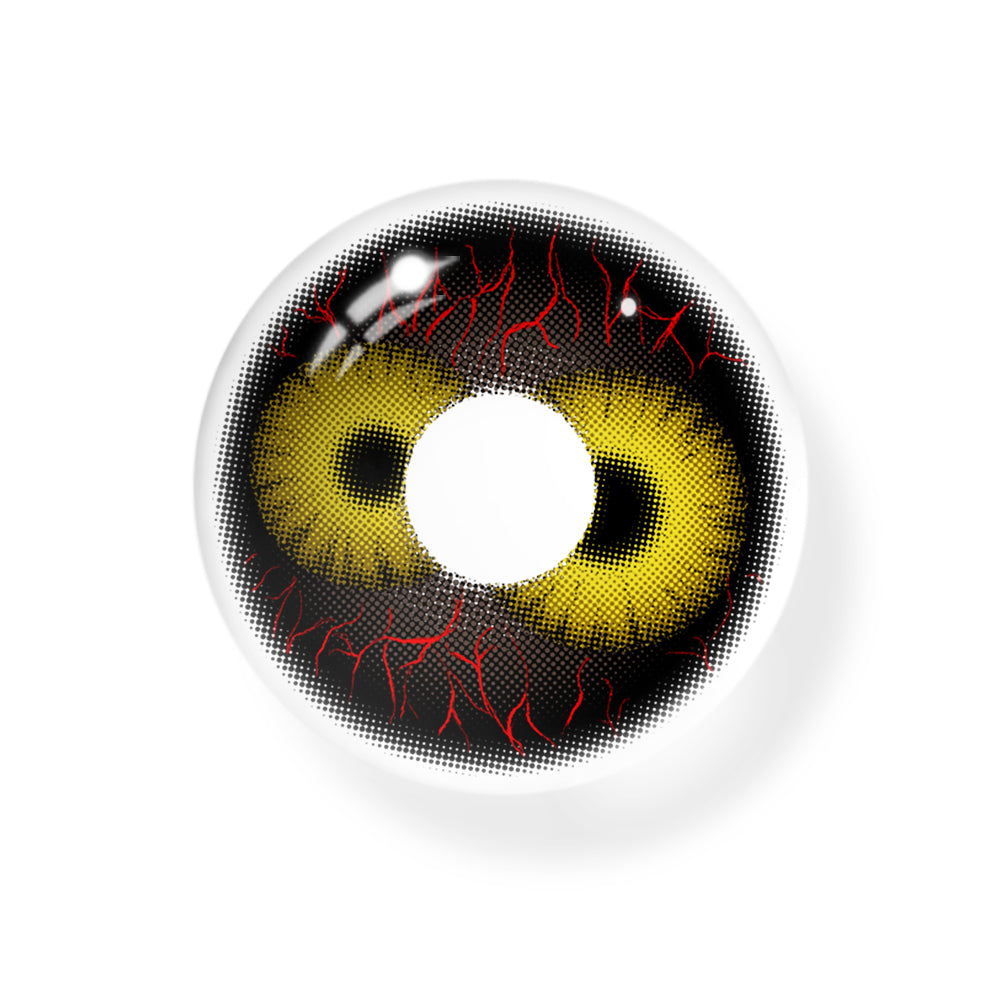 Cosplay Twin Abyss Eyes Yellow Coloured Contact Lenses Secondary image