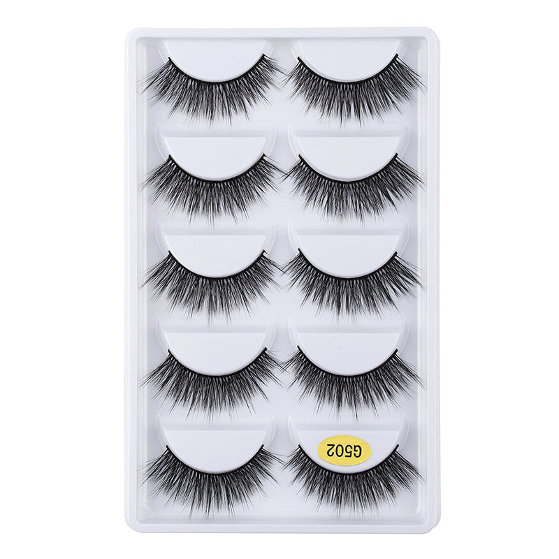 3D Cat Eye 10 Piece Mink Hair Eyelashes