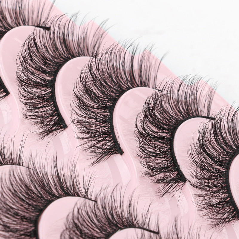 7D Dense 10 Piece Mink Hair Eyelashes