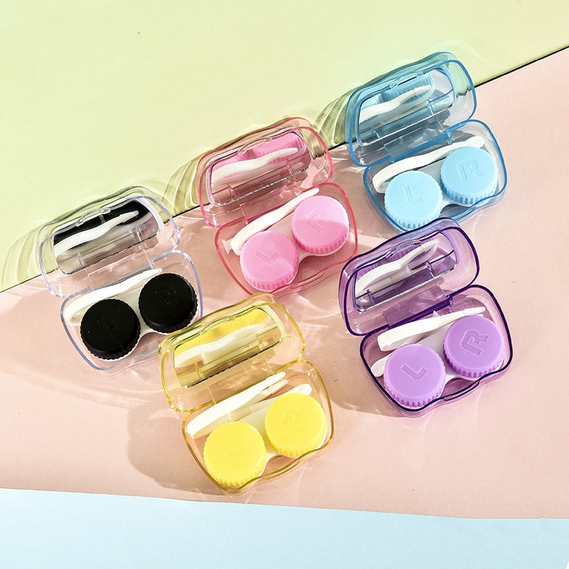 Cartoon Mini Colored Contact Lens Case Main image