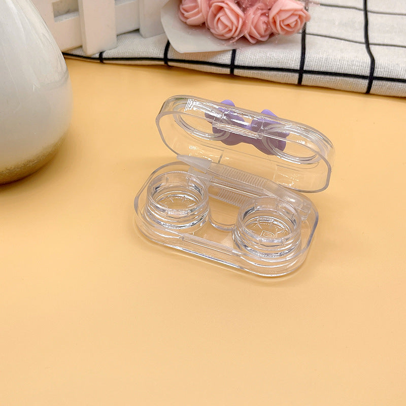 Transparent Colored Contact Lens Case