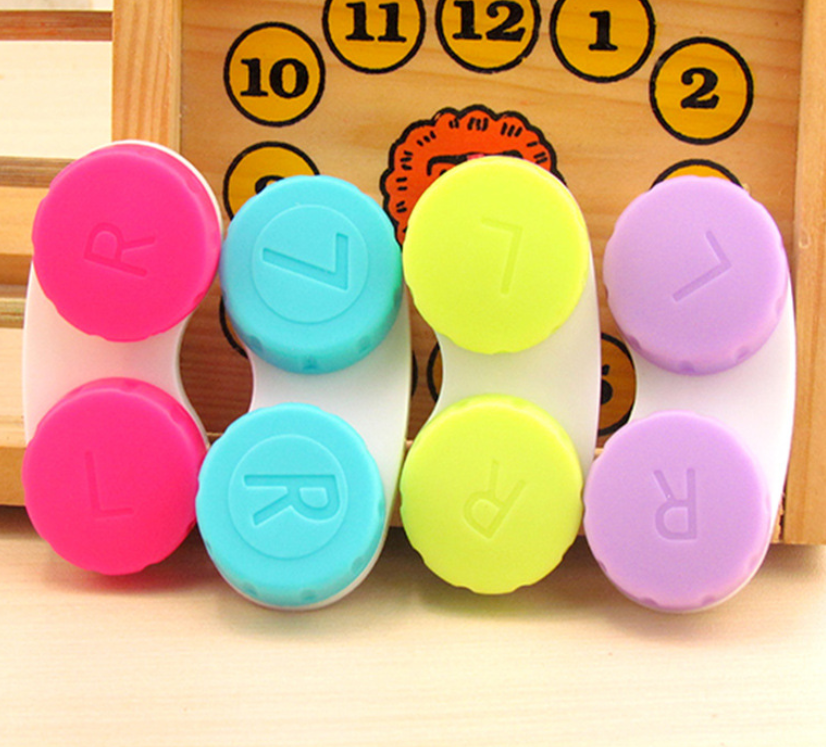 Candy Colors Multicolor Colored Contact Lens Case Main image