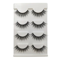 New Natural Slim 4 Piece G108 Mink Hair Eyelashes