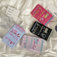American Creative Text Colored Contact Lens Case - BEAUEYE (UK)
