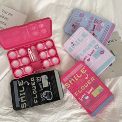 American Creative Text Colored Contact Lens Case - BEAUEYE (UK)
