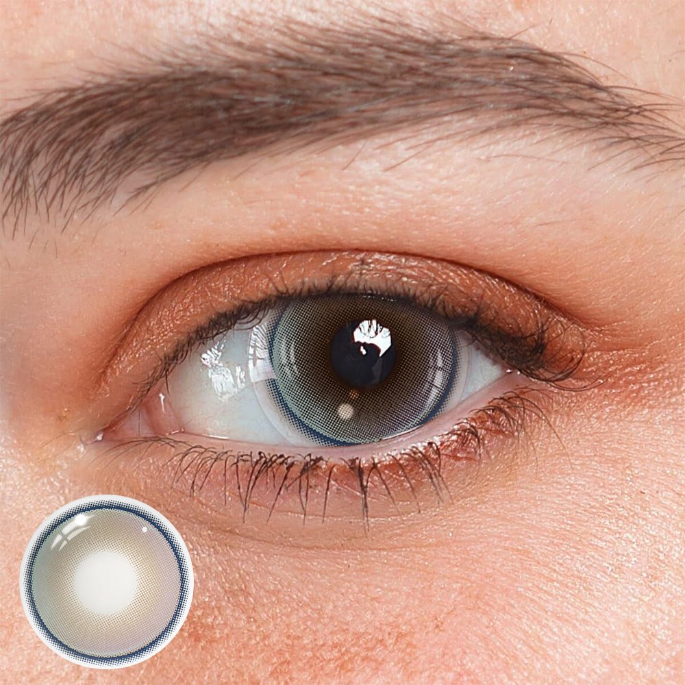 Aura Blue Coloured Contact Lenses - BEAUEYE (UK) Main image