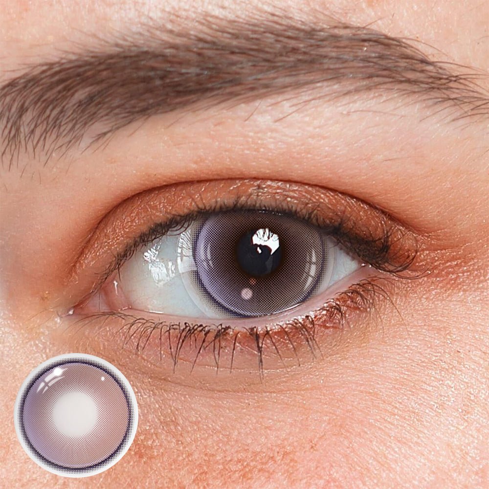 Aura Purple Coloured Contact Lenses - BEAUEYE (UK) Main image