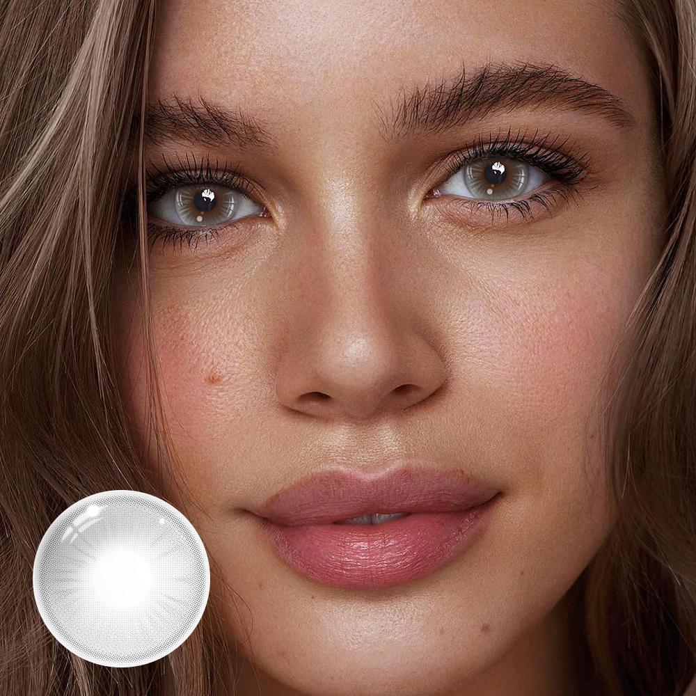 Avery Light Gray Coloured Contact Lenses Secondary image
