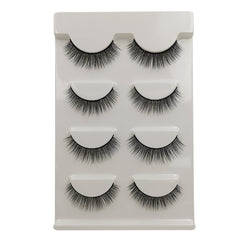 New Natural Slim 4 Piece G101 Mink Hair Eyelashes