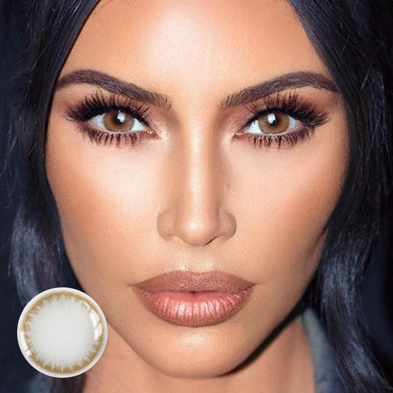 Adriene  Brown Prescription Coloured Contact Lenses Secondary image