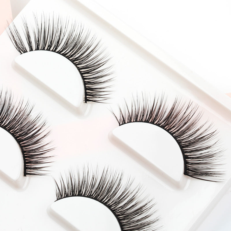 New Waterproof  3 Piece G307 Mink Hair Eyelashes