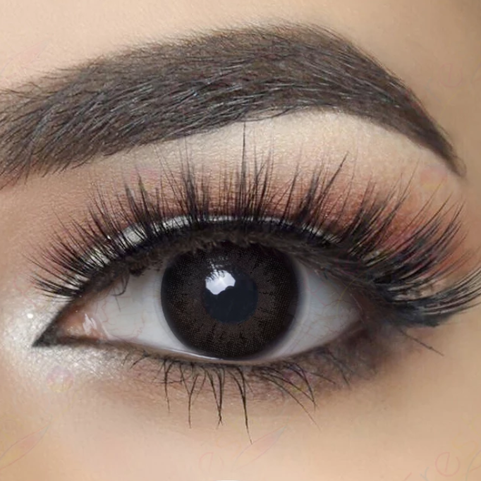 Big Eyes Black Coloured Contact Lenses Main image