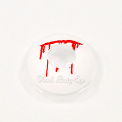 Halloween Trauma White slit Colored Contact Lenses