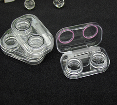 Transparent Multicolor Colored Contact Lens Case