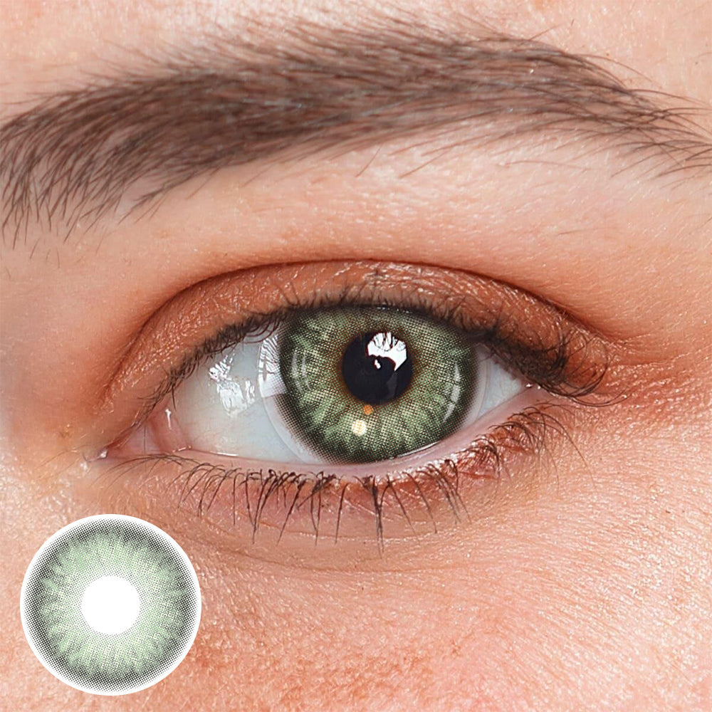 Helena Green Colored Contact Lenses