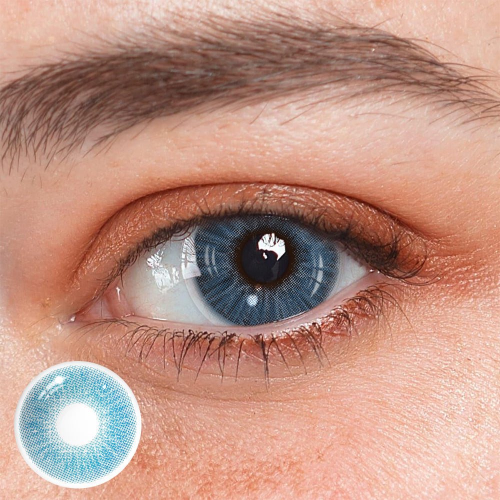 Bellini Blue Prescription Coloured Contact Lenses - BEAUEYE (UK) Main image