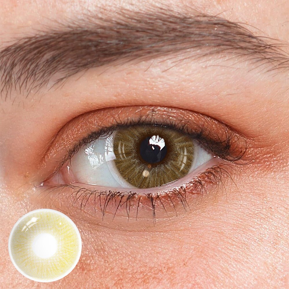 Bellini Brown Prescription Coloured Contact Lenses - BEAUEYE (UK) Main image