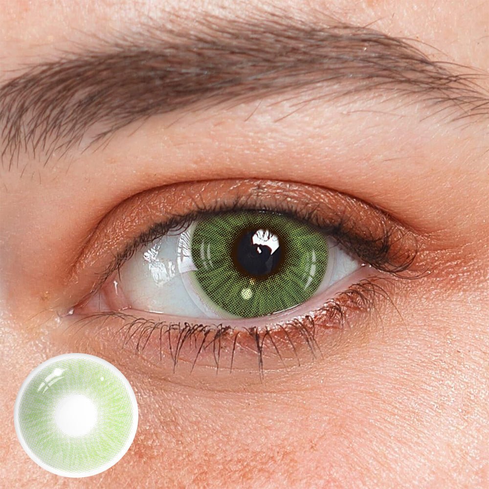 Bellini Green Prescription Coloured Contact Lenses - BEAUEYE (UK) Main image