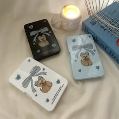 Bowtie West Highland Dog Colored Contact Lens Case - BEAUEYE (UK)