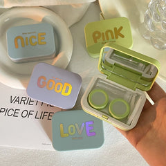 Bronzing Design Colored Contact Lens Case - BEAUEYE (UK)