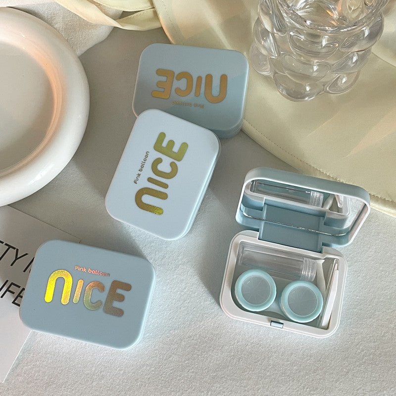 Bronzing Design Colored Contact Lens Case - BEAUEYE (UK)