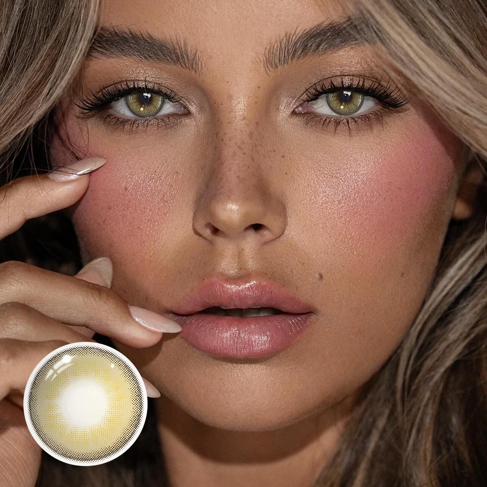 Butter Brown Coloured Contact Lenses Secondary image